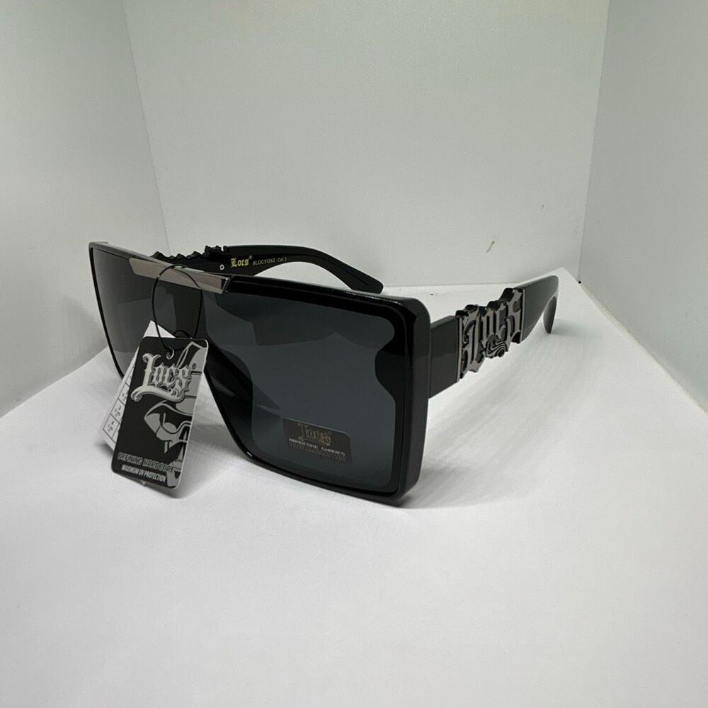 Locs Shield Oversized Shield UV400 Sunglasses